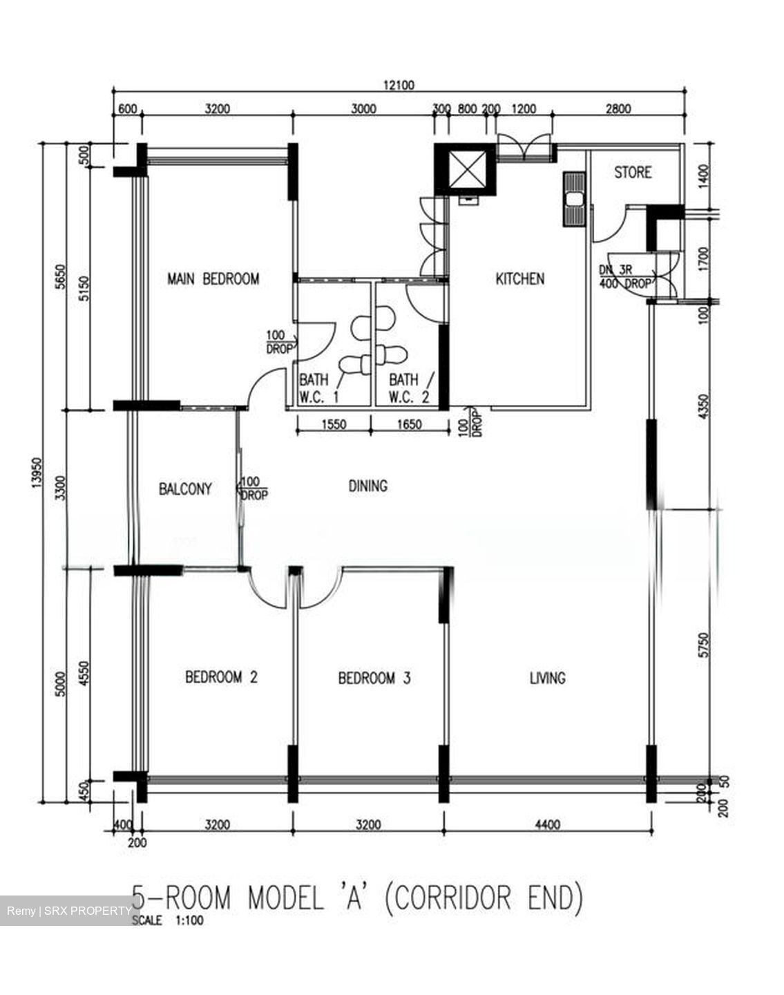 Blk 170 Bukit Batok West Avenue 8 (Bukit Batok), HDB 5 Rooms #557930061
